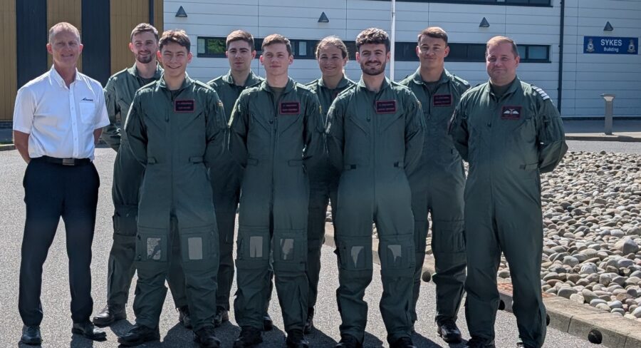 EFT trainees at RAF Cranwell